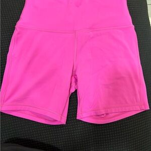 lululemon athletica Vibrant Pink Bike Shorts